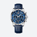 Montre Ronde Homme Chronographe Quartz, Verre Saphir - vue 1 - Montrelio