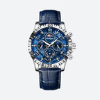 Montre Ronde Homme Chronographe Quartz, Verre Saphir - vue 1 - Montrelio