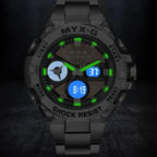 Montre solaire chronographe homme en acier - vue 5 - Montrelio