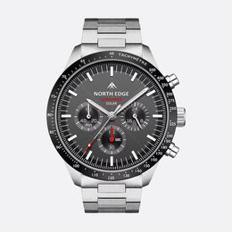 Montre Solaire Chronographe Homme Étanche 50M