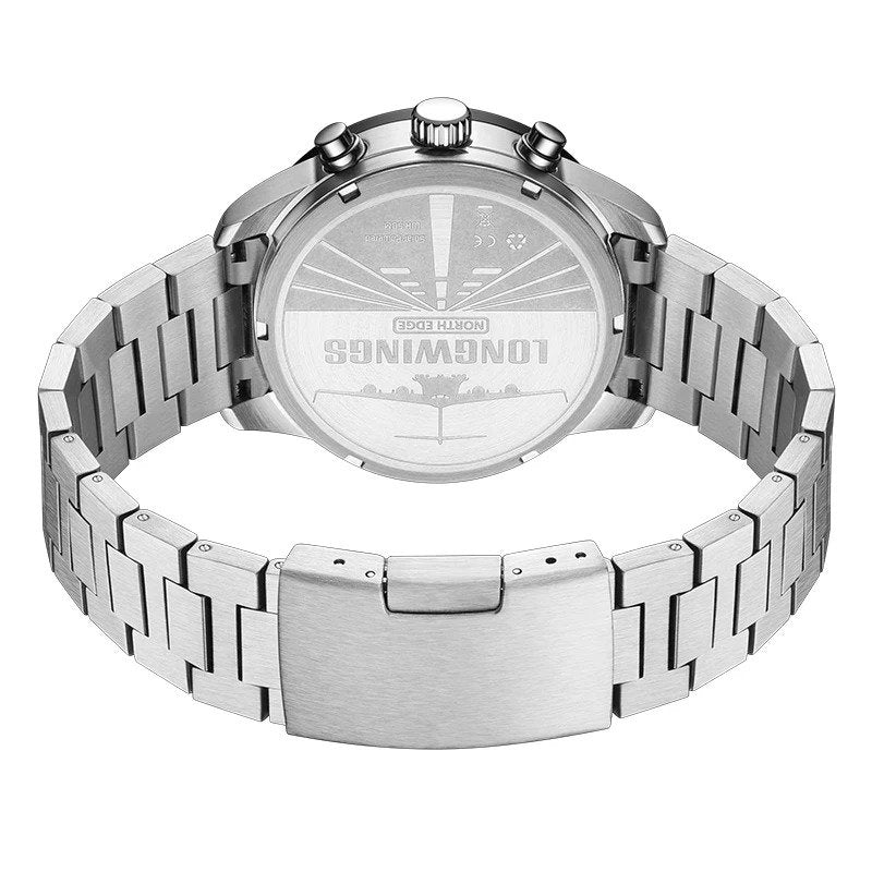 Montre Solaire Chronographe Homme Étanche 50M - vue 4 - Montrelio