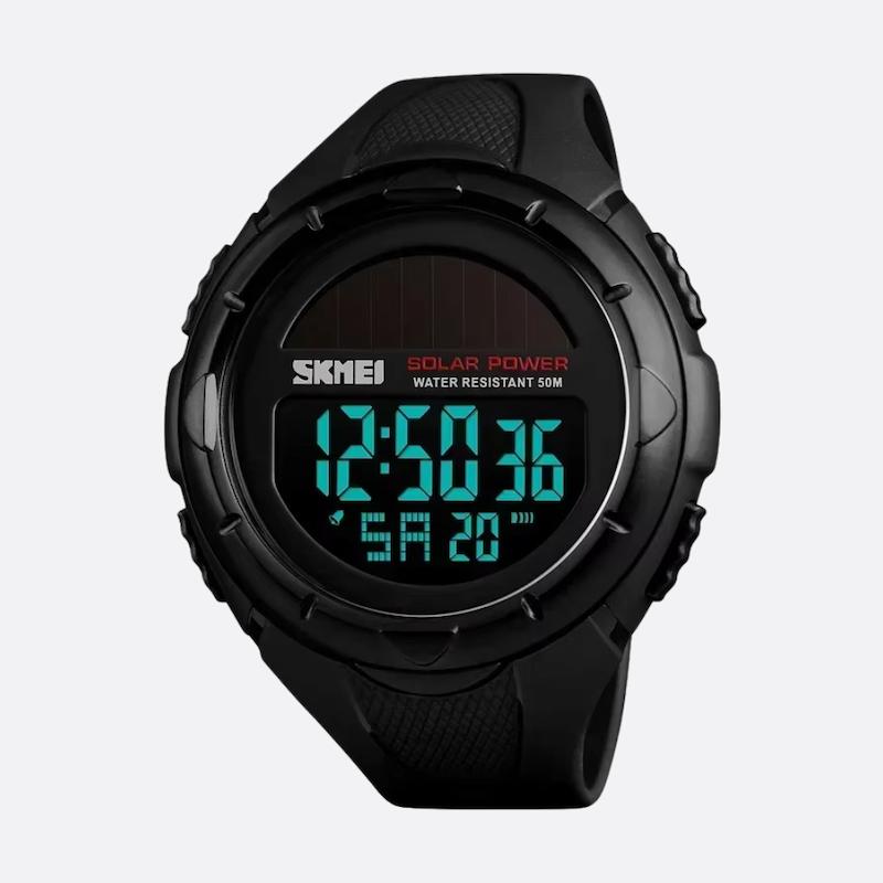 Montre Solaire Digitale Homme, Multifonctions - vue 1 - Montrelio
