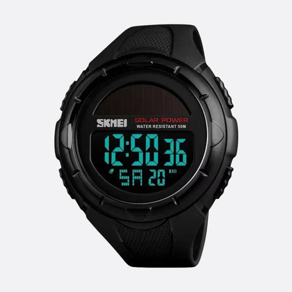 Montre Solaire Digitale Homme, Multifonctions