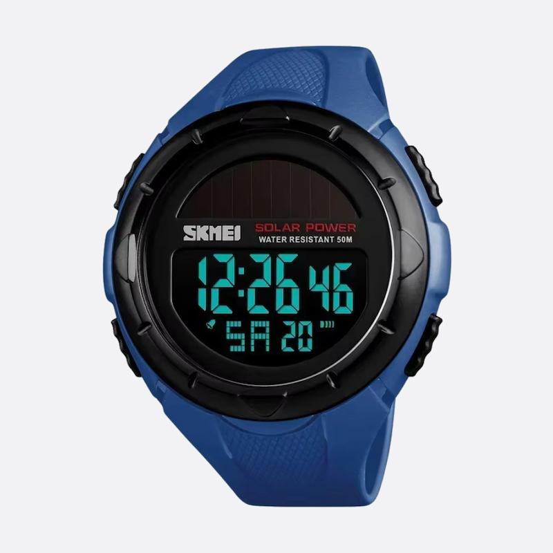 Montre Solaire Digitale Homme, Multifonctions - vue 3 - Montrelio