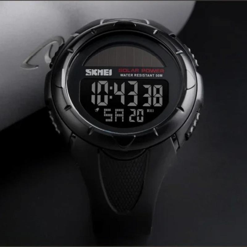 Montre Solaire Digitale Homme, Multifonctions - vue 7 - Montrelio