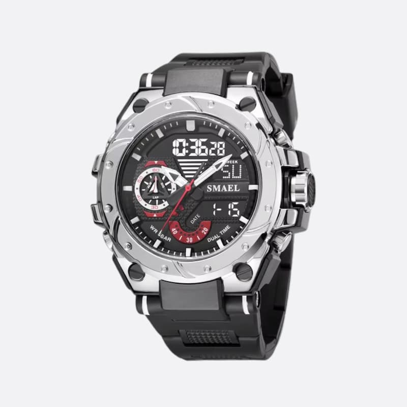 Montre sport chronographe homme à double affichage - vue 1 - Montrelio