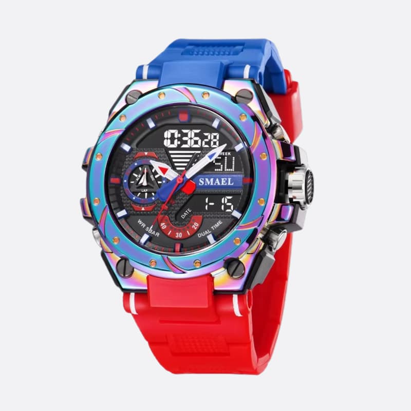 Montre sport chronographe homme à double affichage - vue 2 - Montrelio