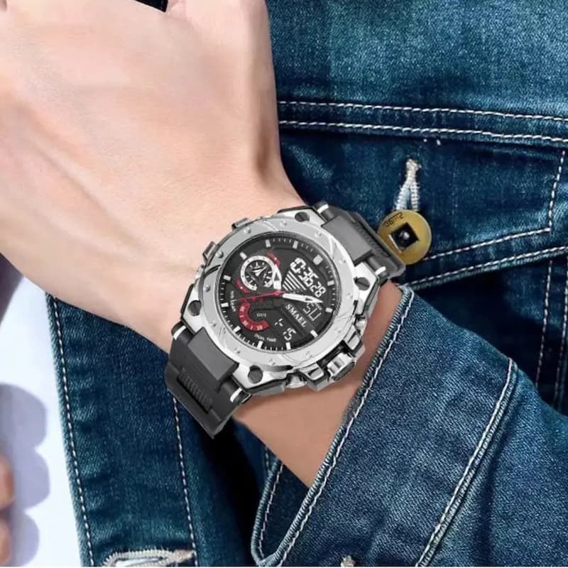 Montre sport chronographe homme à double affichage - vue 6 - Montrelio