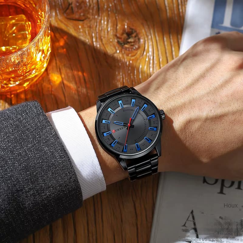Montre Sport Chronographe Homme Acier Inoxydable - vue 2 - Montrelio