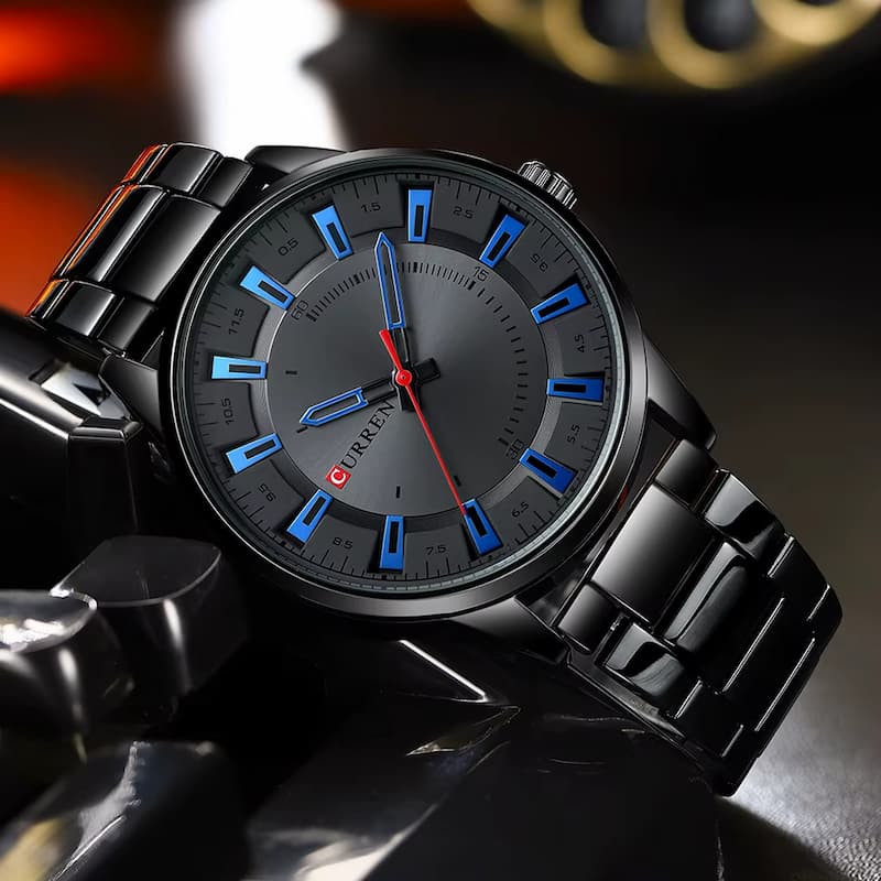 Montre Sport Chronographe Homme Acier Inoxydable - vue 3 - Montrelio