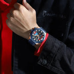 Montre Sport Chronographe Homme Style Racing - vue 3 - Montrelio