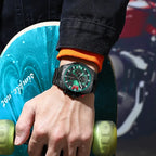 Montre Sport Chronographe Homme Style Racing - vue 5 - Montrelio