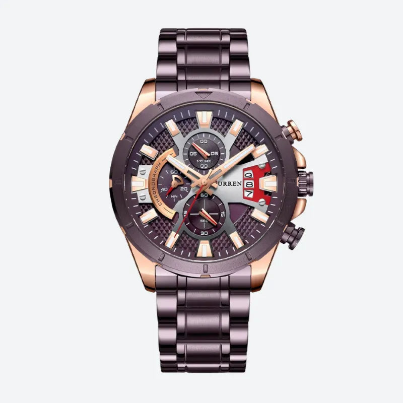 Montre Sport Chronographe Homme Style Racing - vue 6 - Montrelio