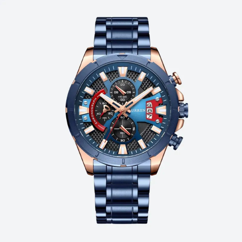 Montre Sport Chronographe Homme Style Racing - vue 7 - Montrelio