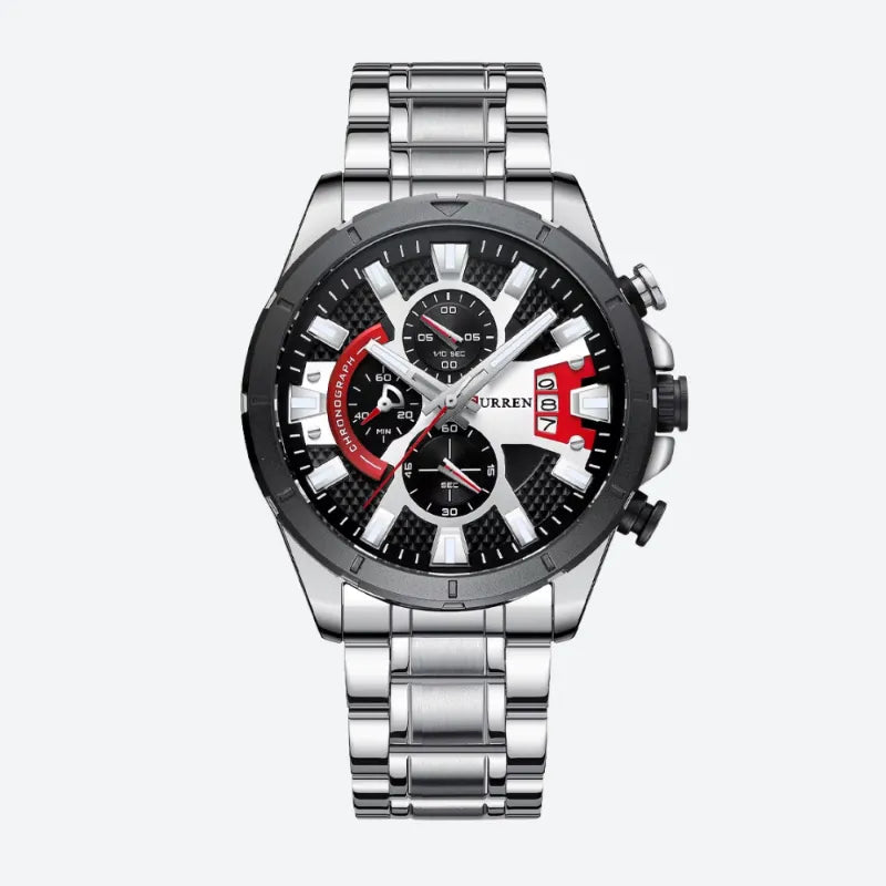 Montre Sport Chronographe Homme Style Racing - vue 8 - Montrelio