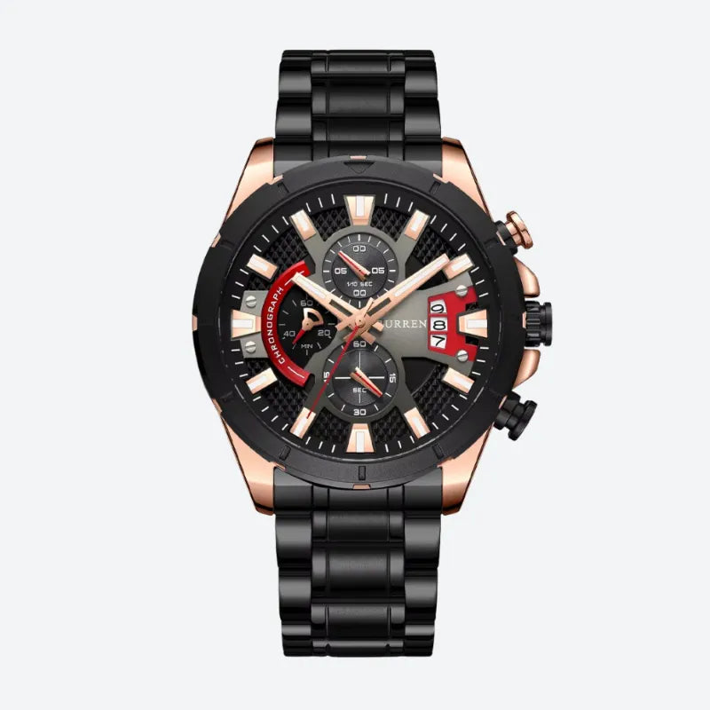 Montre Sport Chronographe Homme Style Racing - vue 9 - Montrelio