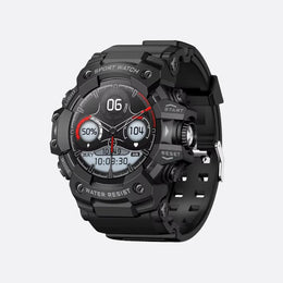 Montre Sport Connectée Homme Écran AMOLED 1,32 Pouces