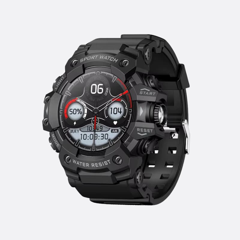 Montre Sport Connectée Homme Écran AMOLED 1,32 Pouces - vue 1 - Montrelio