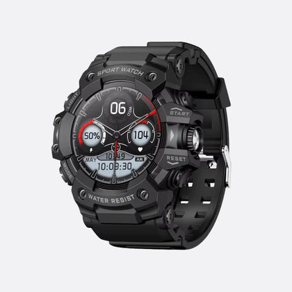 Montre Sport Connectée Homme Écran AMOLED 1,32 Pouces