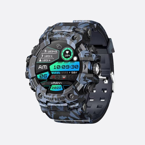 Montre Sport Connectée Homme Écran AMOLED 1,32 Pouces - vue 2 - Montrelio