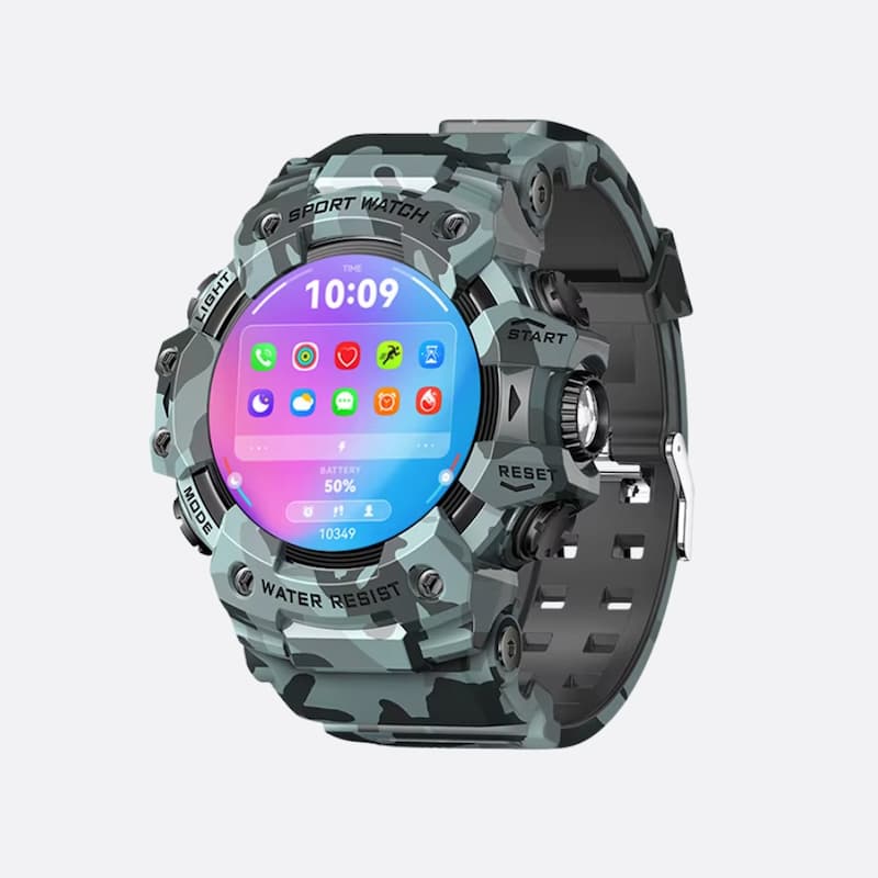 Montre Sport Connectée Homme Écran AMOLED 1,32 Pouces - vue 3 - Montrelio