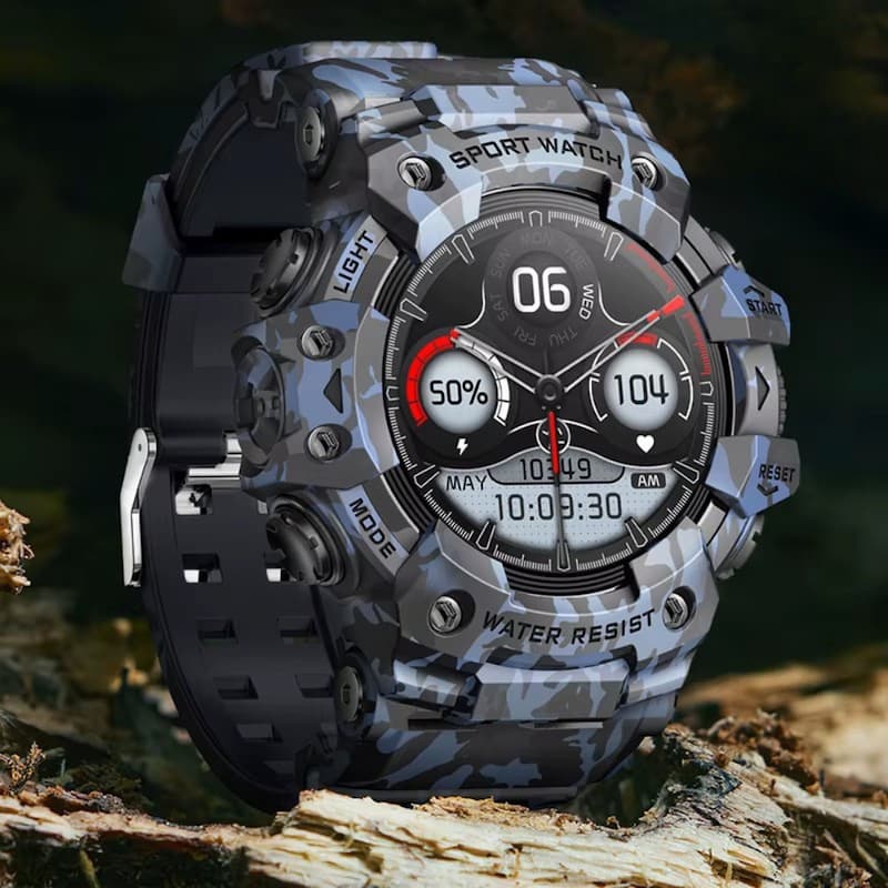 Montre Sport Connectée Homme Écran AMOLED 1,32 Pouces - vue 6 - Montrelio