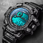 Montre Sport Digitale Homme 50 mm Robuste - vue 4 - Montrelio