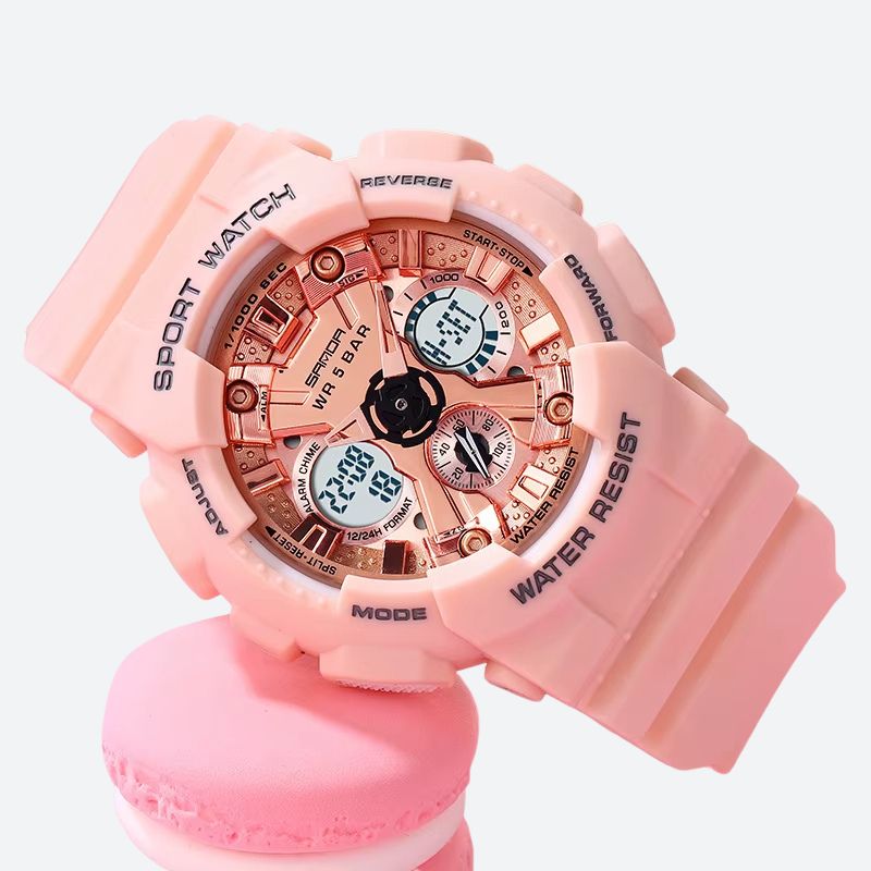 Montre Sport Femme Digitale Robuste Antichoc - vue 1 - Montrelio