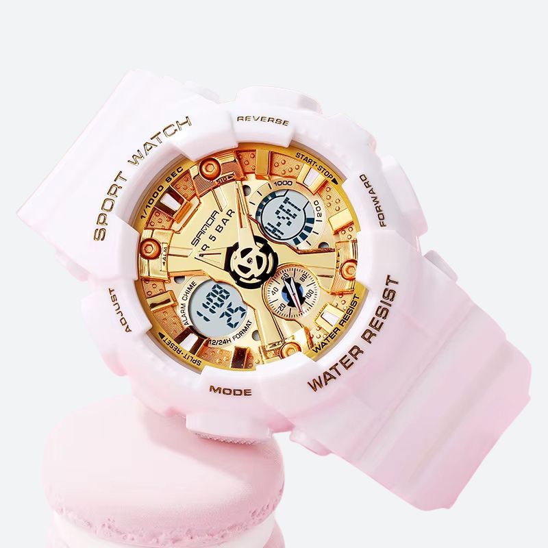 Montre Sport Femme Digitale Robuste Antichoc - vue 4 - Montrelio