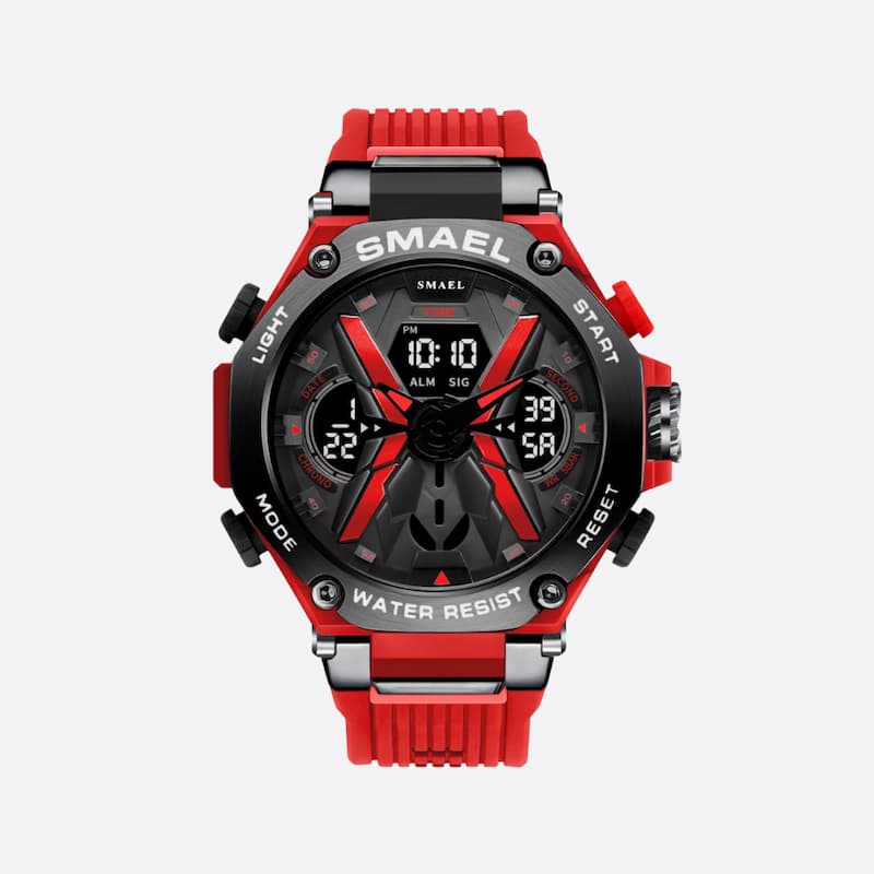 Montre Sport Homme Double Affichage Analogique et Digital - vue 2 - Montrelio