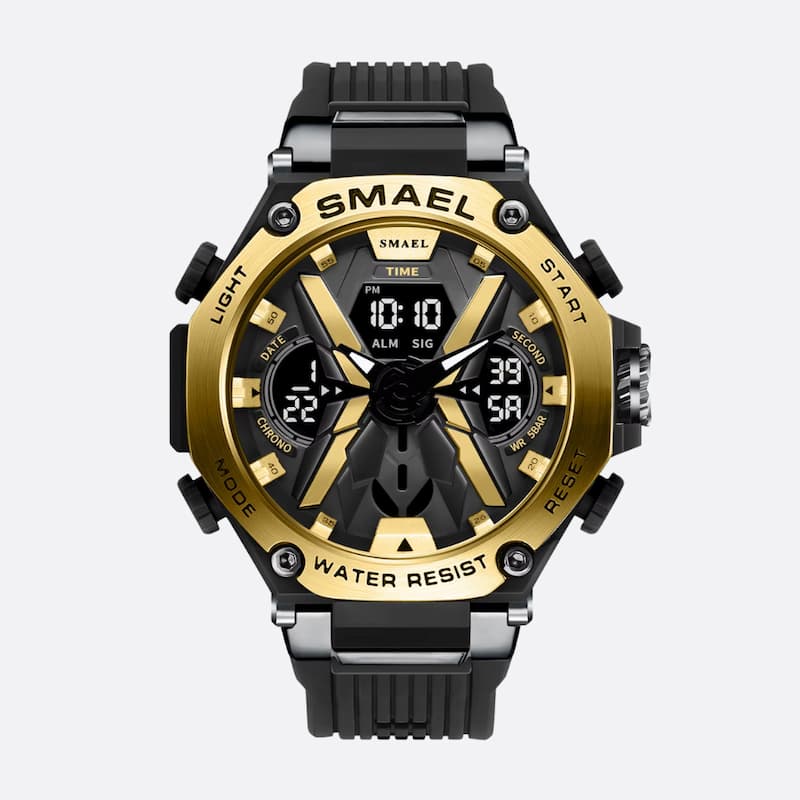 Montre Sport Homme Double Affichage Analogique et Digital - vue 4 - Montrelio