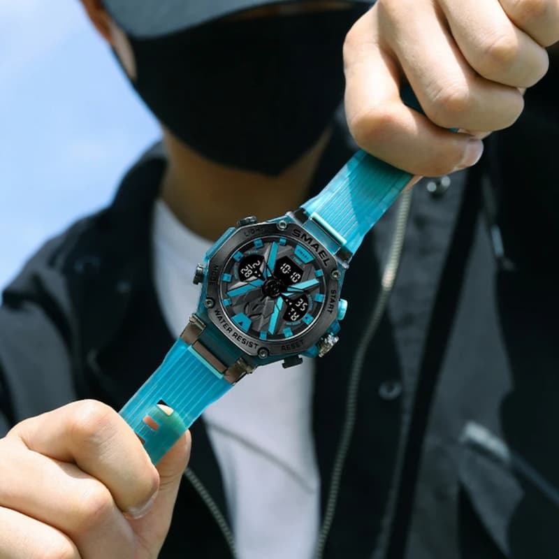 Montre Sport Homme Double Affichage Analogique et Digital - vue 7 - Montrelio