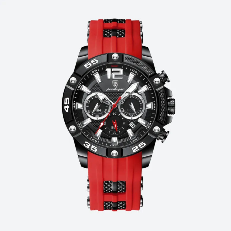 Montre Sport Homme Quartz Chronographe Style Racing - vue 1 - Montrelio