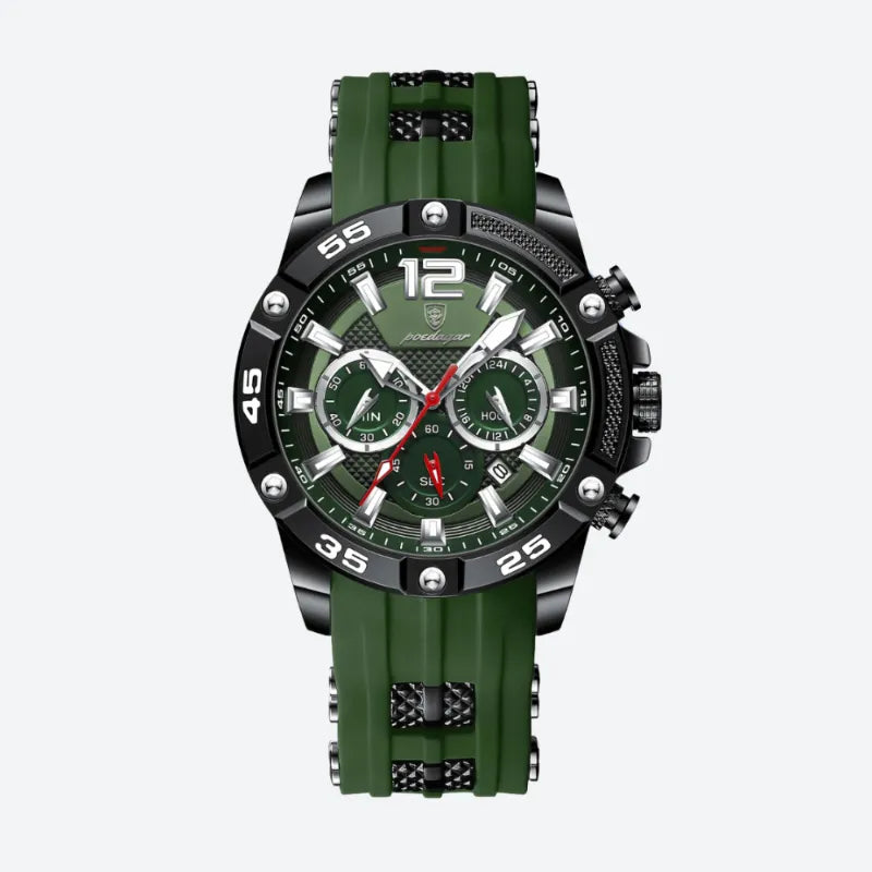 Montre Sport Homme Quartz Chronographe Style Racing - vue 10 - Montrelio