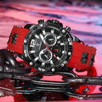 Montre Sport Homme Quartz Chronographe Style Racing - vue 2 - Montrelio