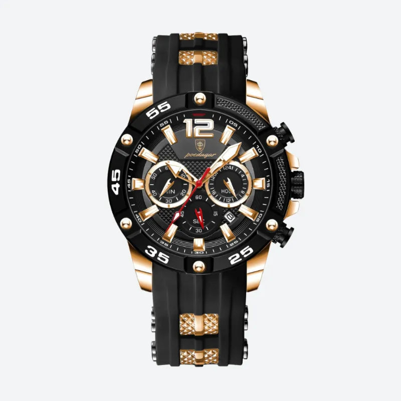 Montre Sport Homme Quartz Chronographe Style Racing - vue 6 - Montrelio