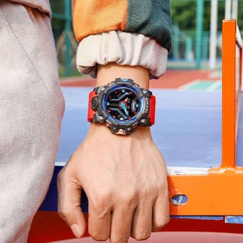 Montre Sport Multifonction Homme Quartz Analogique et Digital - vue 7 - Montrelio
