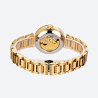Montre Squelette Femme Métal et Strass Fleur - vue 5 - Montrelio