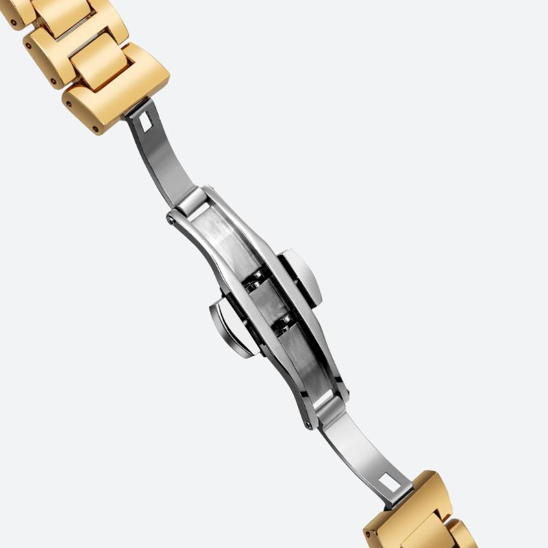 Montre Squelette Femme Métal et Strass Fleur - vue 6 - Montrelio