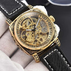 Montre Squelette Homme Automatique Design Gravé - vue 5 - Montrelio