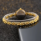 Montre Vintage Femme Bracelet Bijou Petit Cadran Rond - vue 2 - Montrelio