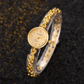 Montre Vintage Femme Bracelet Bijou Petit Cadran Rond - vue 3 - Montrelio