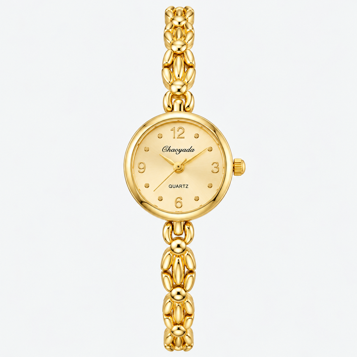 Montre Vintage Femme Bracelet Bijou Petit Cadran Rond - vue 1 - Montrelio