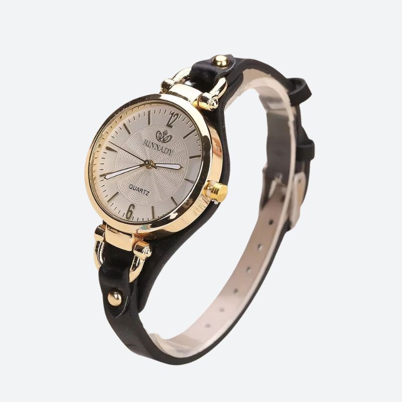Montre Vintage Femme Bracelet Cuir Coloré - vue 7 - Montrelio