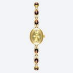 Montre Vintage Femme Bracelet Maille et Cabochons - vue 1 - Montrelio