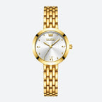 Montre Vintage Femme Dorée Quartz Acier - vue 1 - Montrelio