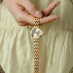 Montre Vintage Femme Dorée Quartz Acier - vue 10 - Montrelio