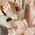 Montre Vintage Femme Dorée Quartz Acier - vue 9 - Montrelio