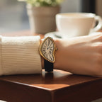 Montre Vintage Femme Forme Irrégulière Saphir - vue 11 - Montrelio