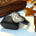 Montre Vintage Femme Forme Irrégulière Saphir - vue 9 - Montrelio